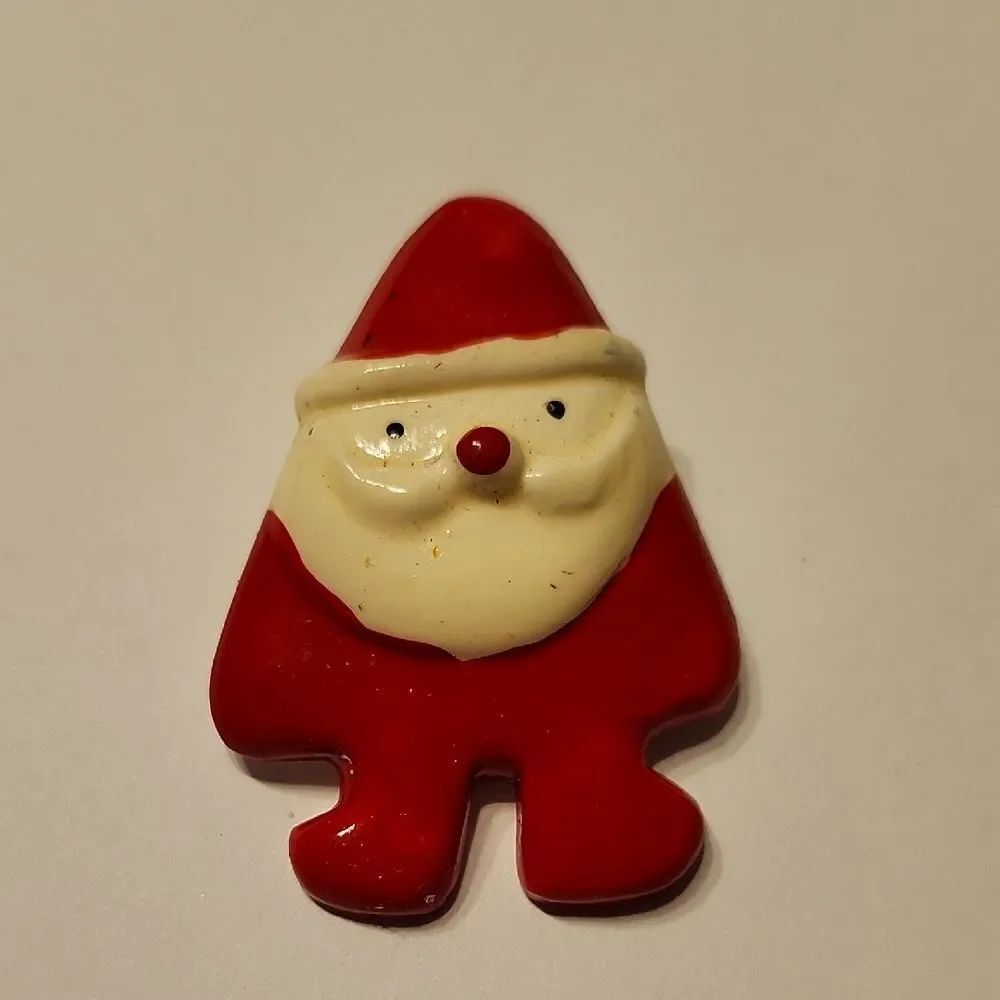 Festive Santa Claus Brooch